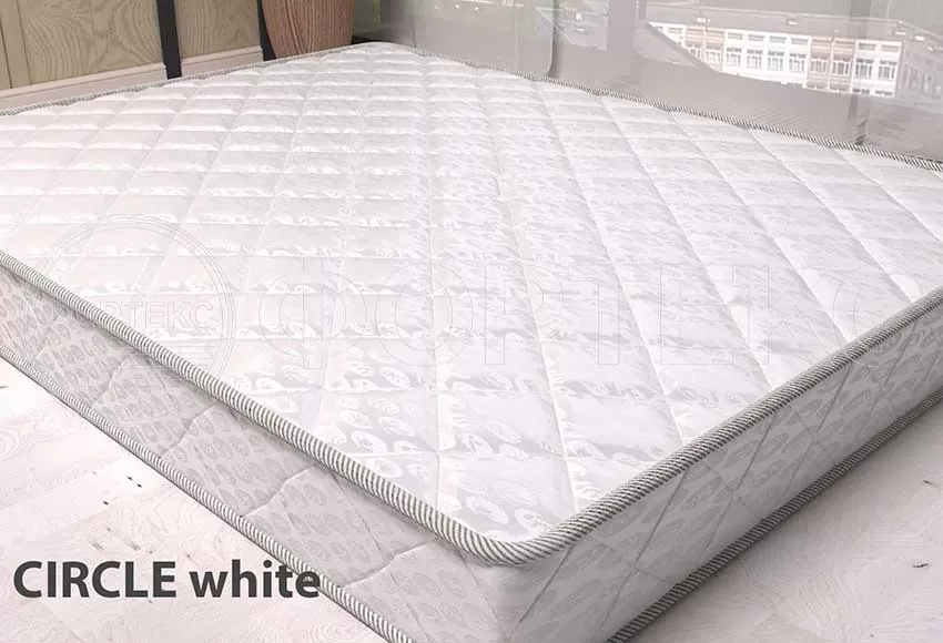 Жаккард полиэстер для матраса CIRCLE white