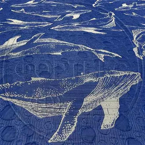 Трикотажное полотно FRTX 25 036 Кит матрасная ткань оптом детская