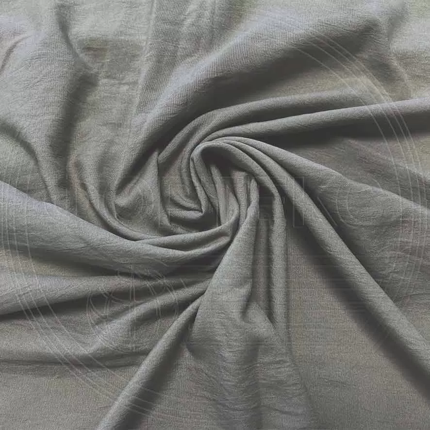 Микрофайбер мятый 5JG-Cloudburst пантон 17-1502 C серого цвета