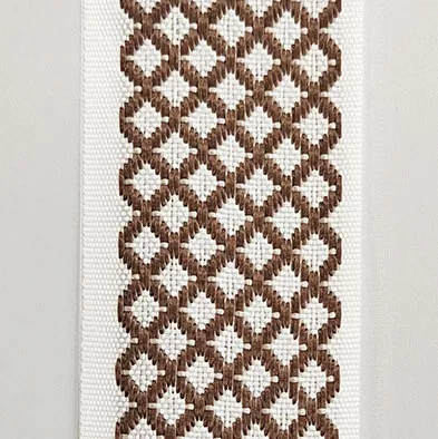 Лента окантовочная цветная AР ромб 8.1 коричневая