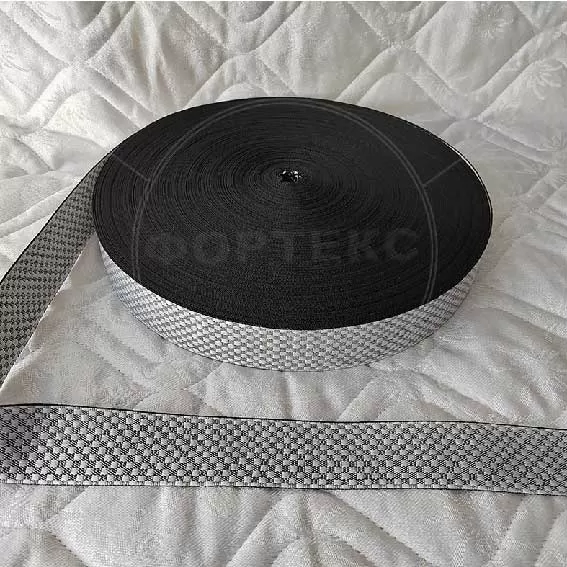 Лента окантовочная цветная АШ, шахматы 9.3 черная оптом