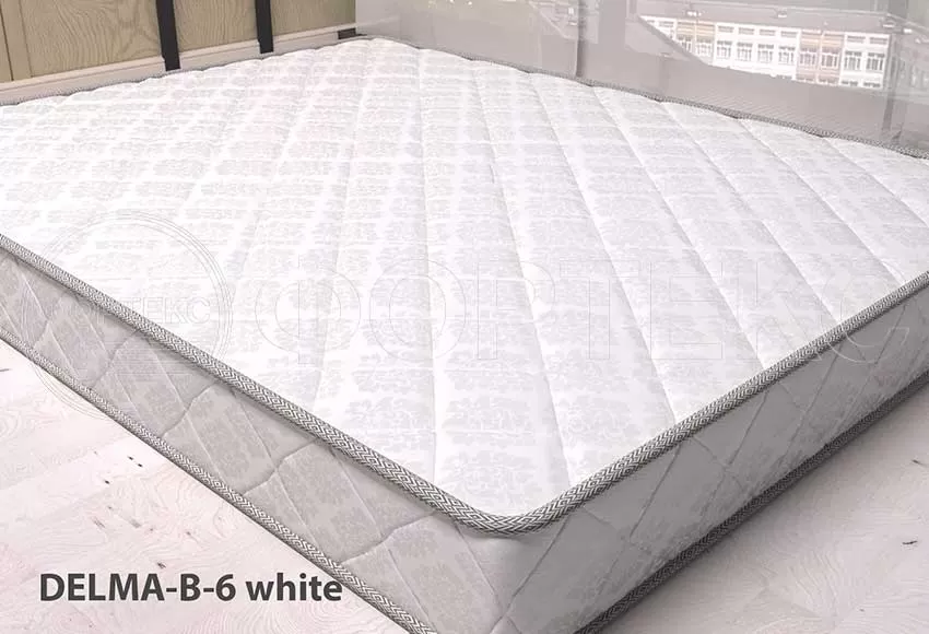 Ткань жаккард полиэстер для матраса DELMA-B-6 white