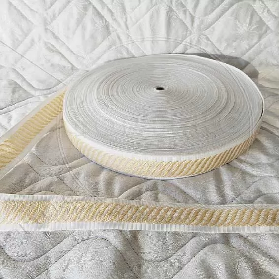 Лента окантовочная цветная ОУ 6.4 золотая