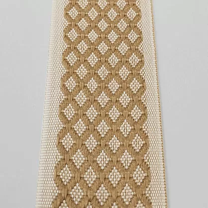 Лента окантовочная цветная AР-Ут ромб 7.2 темно-бежевая