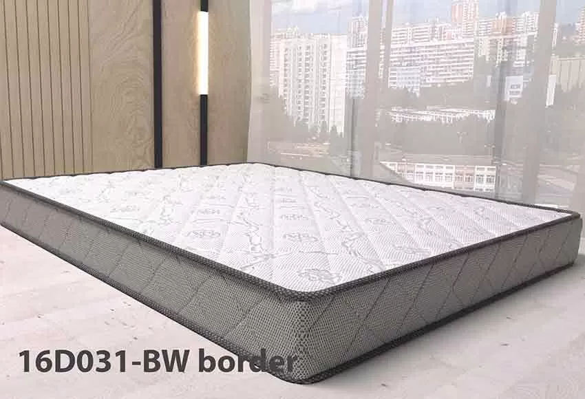 Жаккард синтетический 16D031-BW border для боковой части матраса