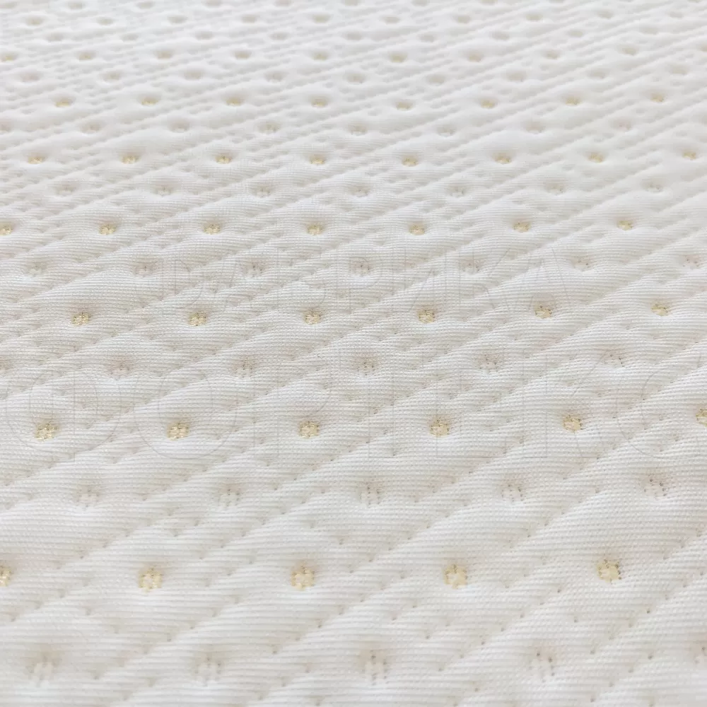 Матрасные комплектующие Матрасные ткани Трикотаж Матрасная ткань Точки X117 золотой купить ОПТОМ Фортекс