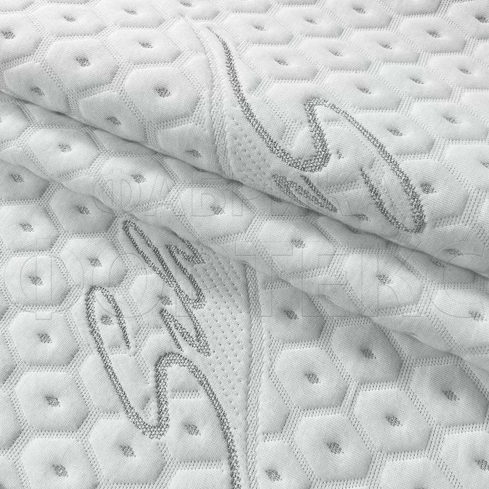 Трикотаж Фабрики Матрасная ткань X2825 Silver FS купить ОПТОМ Фортекс