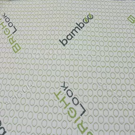 Трикотажное полотно Bright Look белого цвета с тематическим контрастным узором