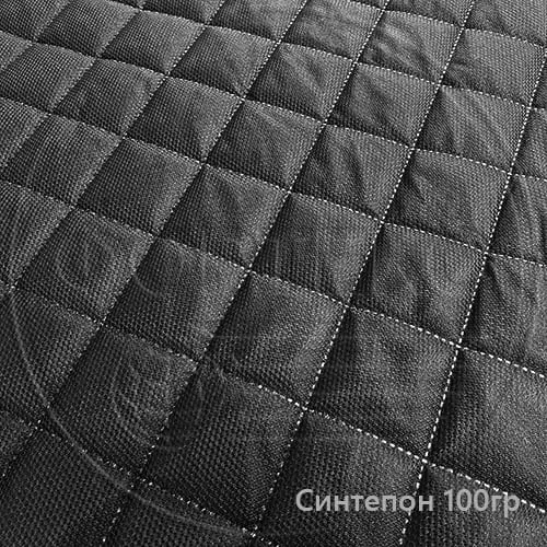 Термостежка №601, ромб, жаккард 16D021-BLACK border