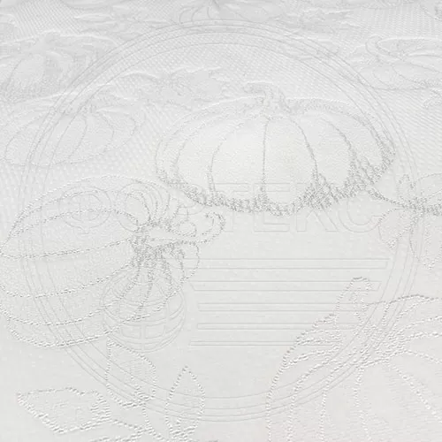 Трикотажное полотно FRTX 25 017 Тыква Белый для матрасов и защитных наматрасников