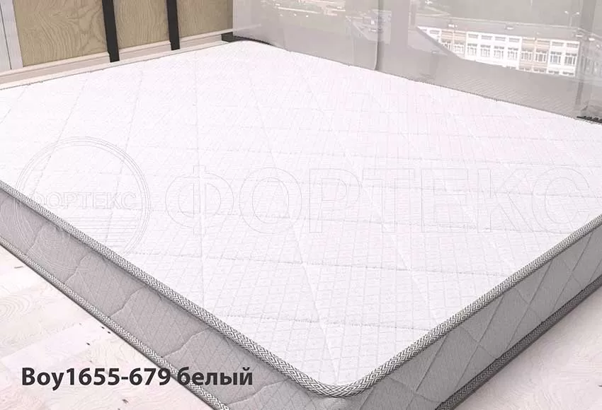 Ткань жаккард полиэстер для матраса Boy1655-679 белый