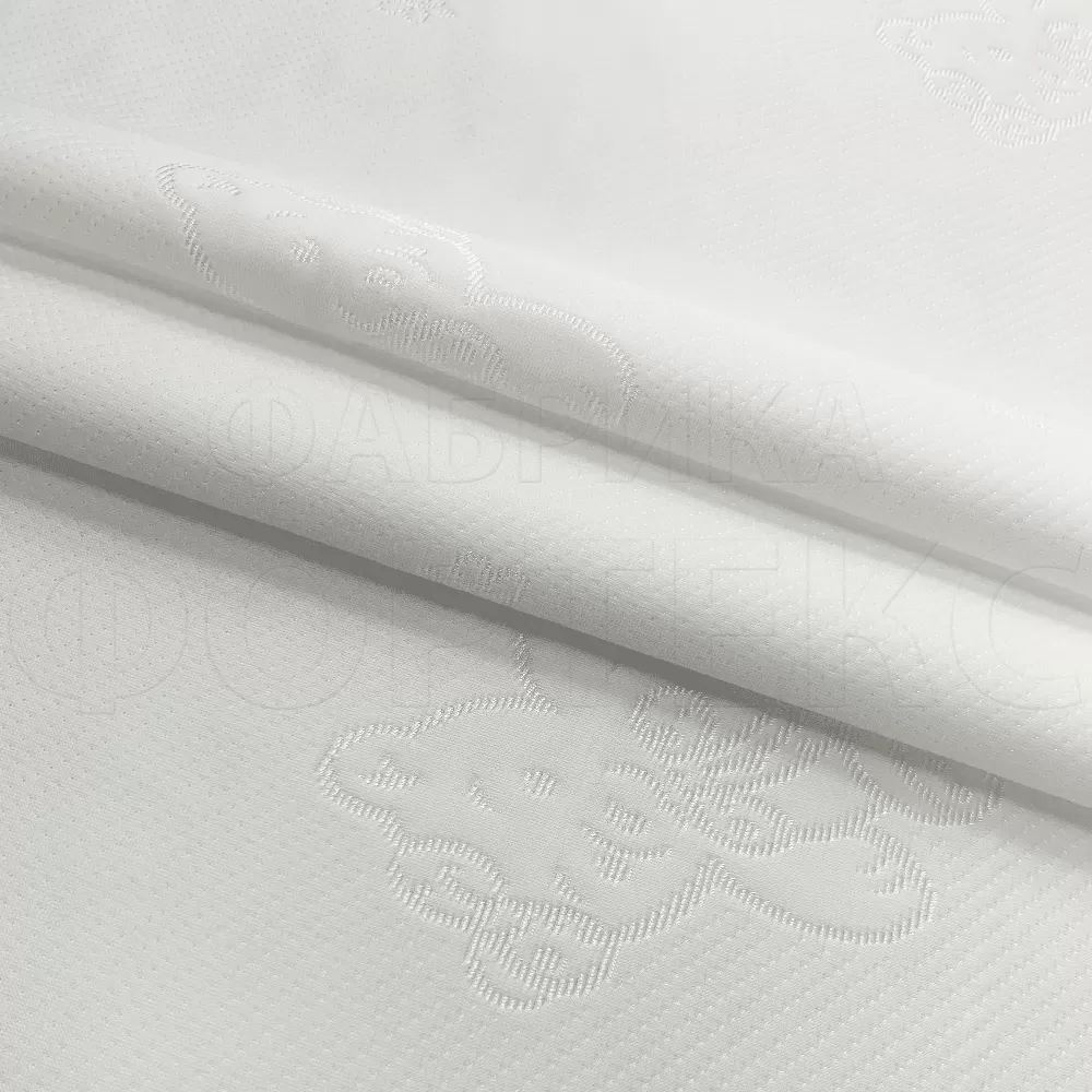 Трикотаж Фабрики Матрасная ткань X4090 white FS купить ОПТОМ Фортекс