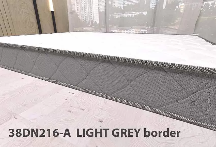 Матрасный жаккард 38DN216 LIGHT GREY border
