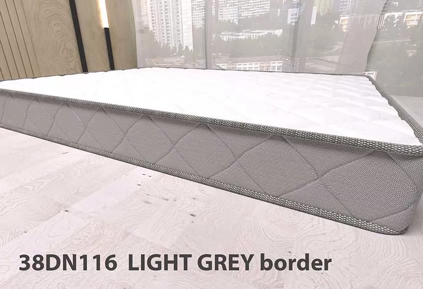 Матрасный жаккард полиэстер 38DN116 LIGHT GREY border