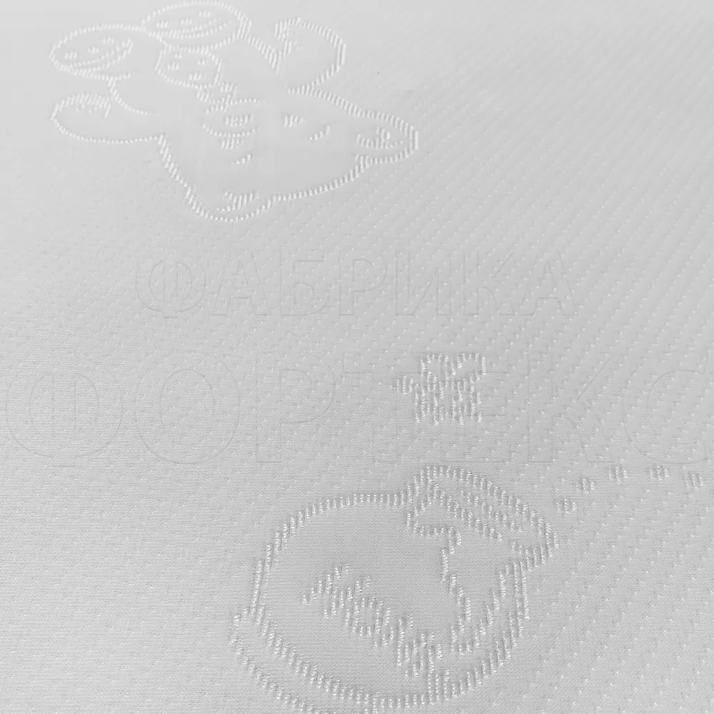 Трикотаж Фабрики Матрасная ткань X4090 white FS купить ОПТОМ Фортекс