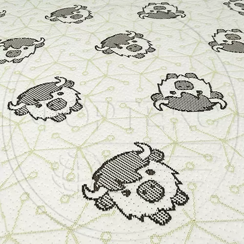 Трикотажное полотно FRTX 25 029 Зубр для матрасов и наматрасников