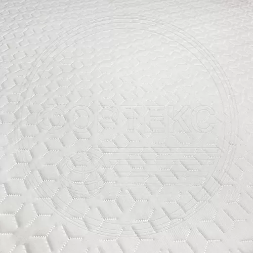 Трикотажное полотно FRTX 25 043 Пуансеттия Белый для производства матрасов