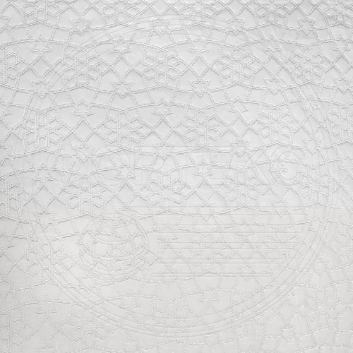 Трикотажное полотно FRTX 25 040 Калейдоскоп Белый матрасная ткань оптом