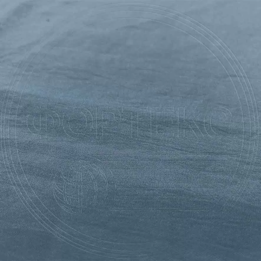 Микрофибра мятая 5BJ-Moonlight Blue 18-4027 C синяя для постельного белья