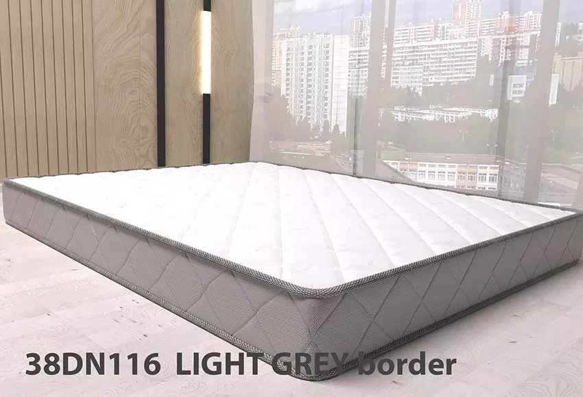Ткань для боковой части матраса 38DN116 LIGHT GREY border