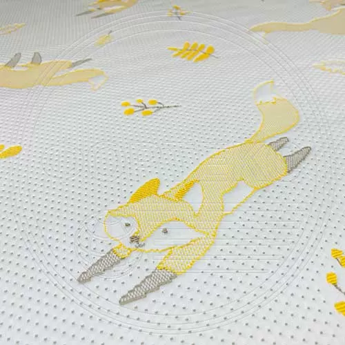 Трикотажное полотно FRTX 25 030 Лиса для матрасов и наматрасников