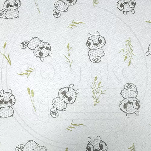 Трикотажное полотно FRTX 25 028 Бобёр детская матрасная ткань оптом