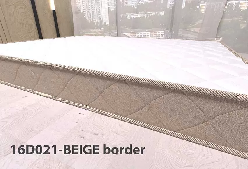 Ткань для боковой части матраса 16D021-BEIGE border
