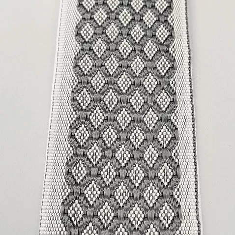 Лента окантовочная цветная AР-Ут ромб 9.2 темно-серая