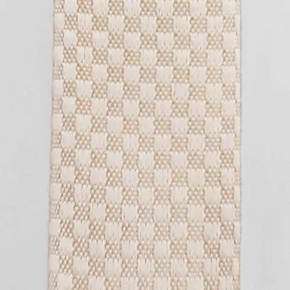 Лента окантовочная цветная АШ, шахматы 7.1 бежевая