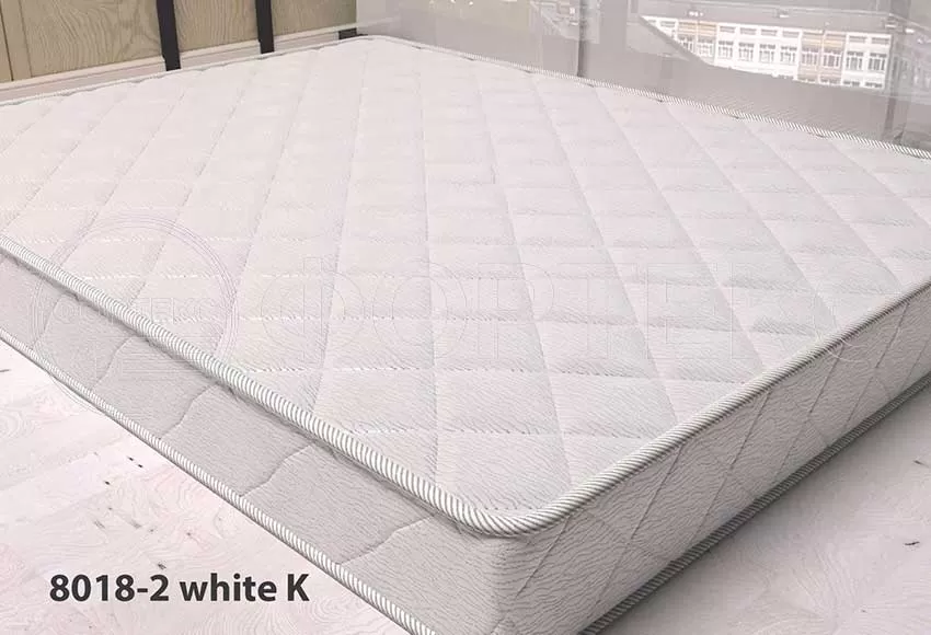 Ткань жаккард хлопок для матраса 8018-2 white K