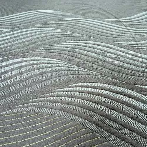 Трикотаж Фабрики Матрасная ткань ST 091-38-CL Green 4.3/Blue 3.2/Grey 9.2-Ct-V1 FS купить ОПТОМ Фортекс