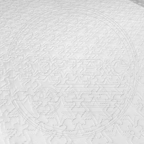 Трикотажное полотно FRTX 25 041 Звездочки Белый матрасная ткань оптом