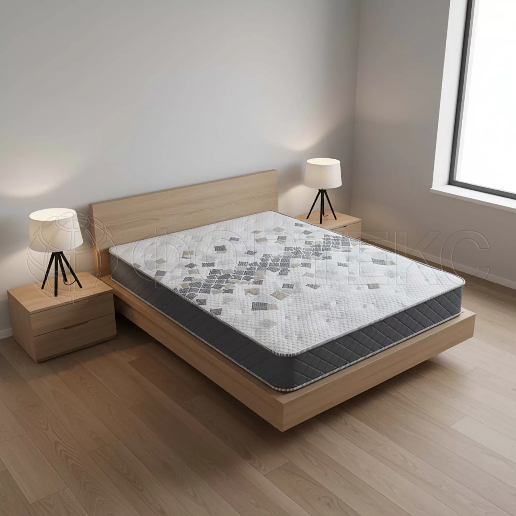 Трикотаж Фабрики Матрасная ткань ST 037-43 Black/Brown 8.4/Grey 9.2 FS купить ОПТОМ Фортекс