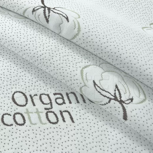 Трикотажное полотно X5300 FS белое с контрастным тематическим рисунком хлопка