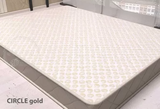 Ткань жаккард полиэстер для матраса CIRCLE gold