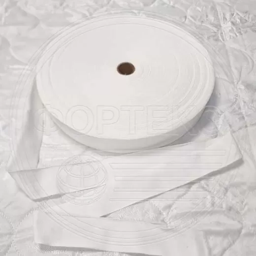 Лента окантовочная простая АА белая