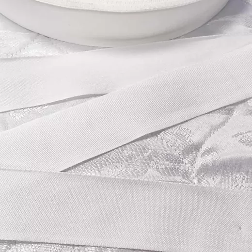 Лента окантовочная простая АА белая матовая