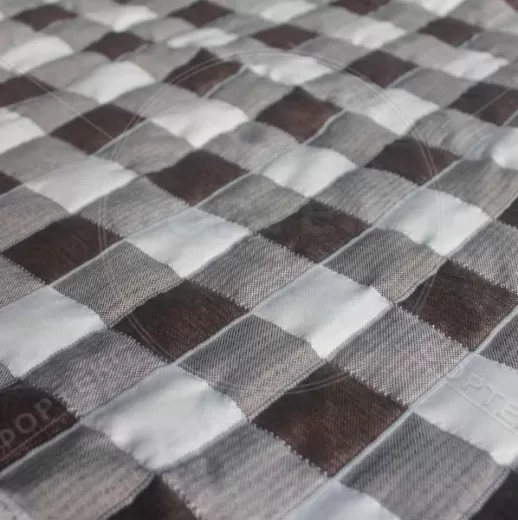 Матрасная ткань Z19149 BROWN border