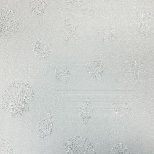 Трикотажное полотно FRTX 25 035 Ракушка Белый матрасная ткань оптом