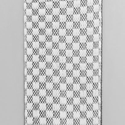 Лента окантовочная цветная АШ, шахматы 9.1 серая