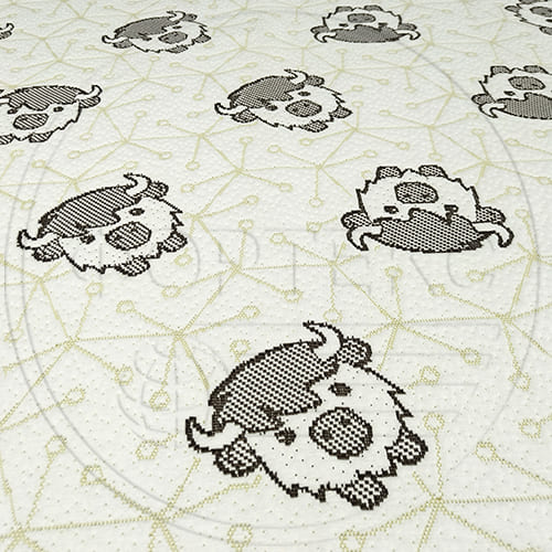 Трикотажное полотно FRTX 25 029 Зубр для матрасов и наматрасников