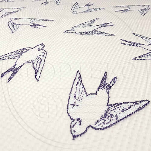 Трикотажное полотно FRTX 25 034 Ласточка для матрасов и наматрасников