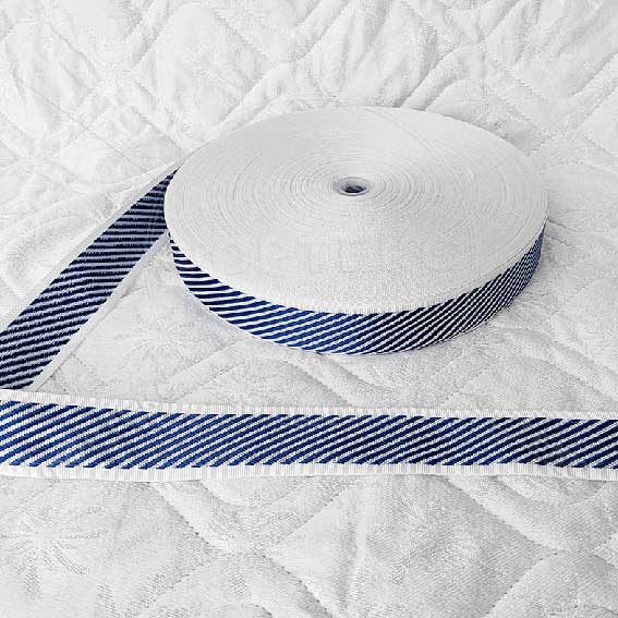 Лента окантовочная цветная A-Ос 3.5 синяя оптом