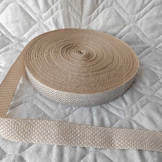 Лента окантовочная цветная АШ, шахматы 7.1 бежевая оптом