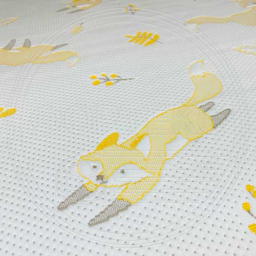 Трикотажное полотно FRTX 25 030 Лиса для матрасов и наматрасников