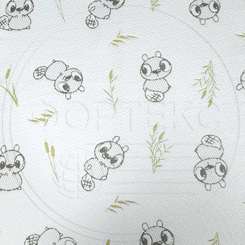 Трикотажное полотно FRTX 25 028 Бобёр детская матрасная ткань оптом