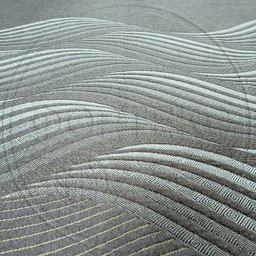 Матрасные комплектующие Матрасные ткани Трикотаж Матрасная ткань Волны F091 голубой купить ОПТОМ Фортекс