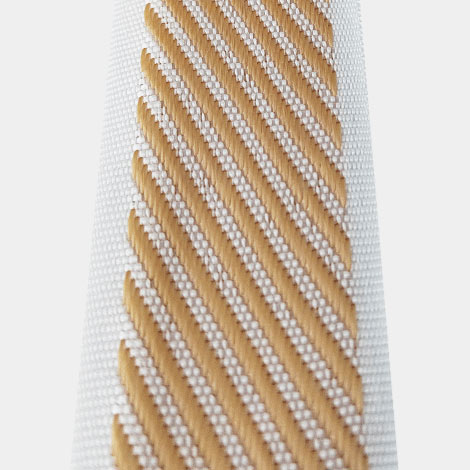 Лента окантовочная цветная A-Ос 6.5 бежево-золотая