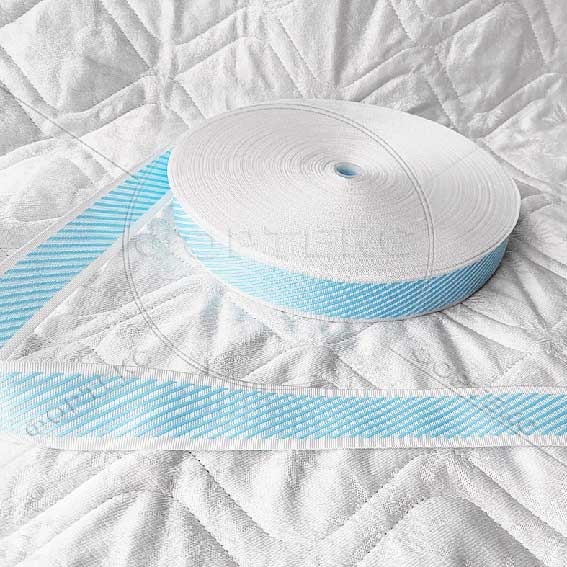 Лента окантовочная цветная A-Ос 3.1 голубая оптом