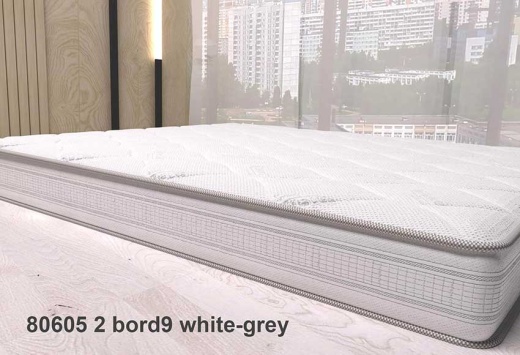 Жаккард синтетический 80605 2 bord9 white-grey
